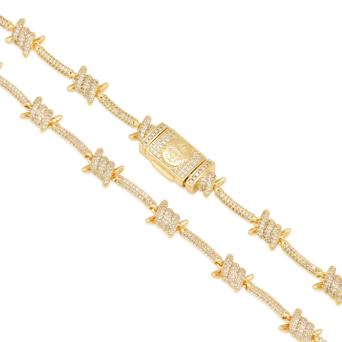 10mm Iced Barbed Wire Chain - Image 3