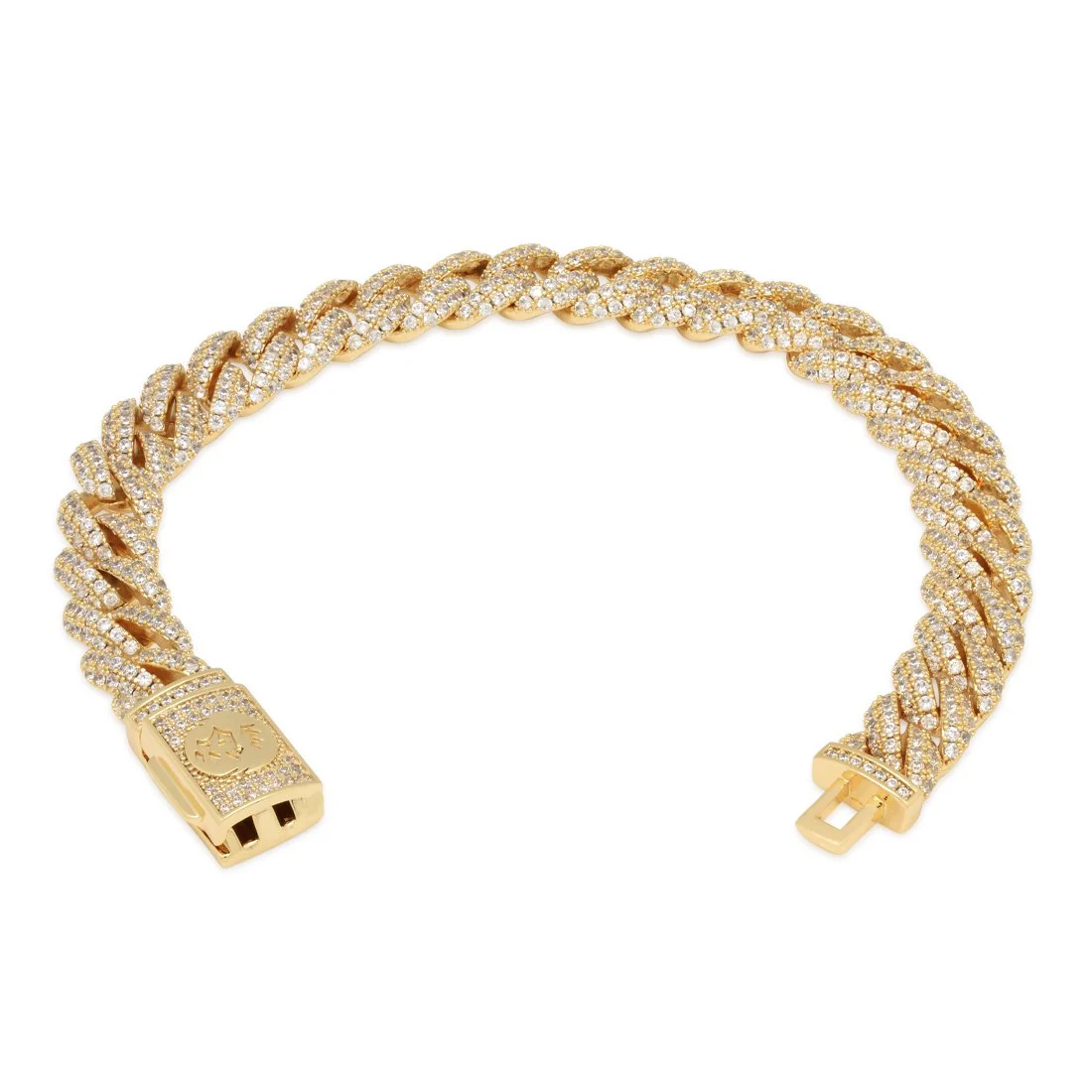 10mm Iced Miami Cuban Link Bracelet - Image 3