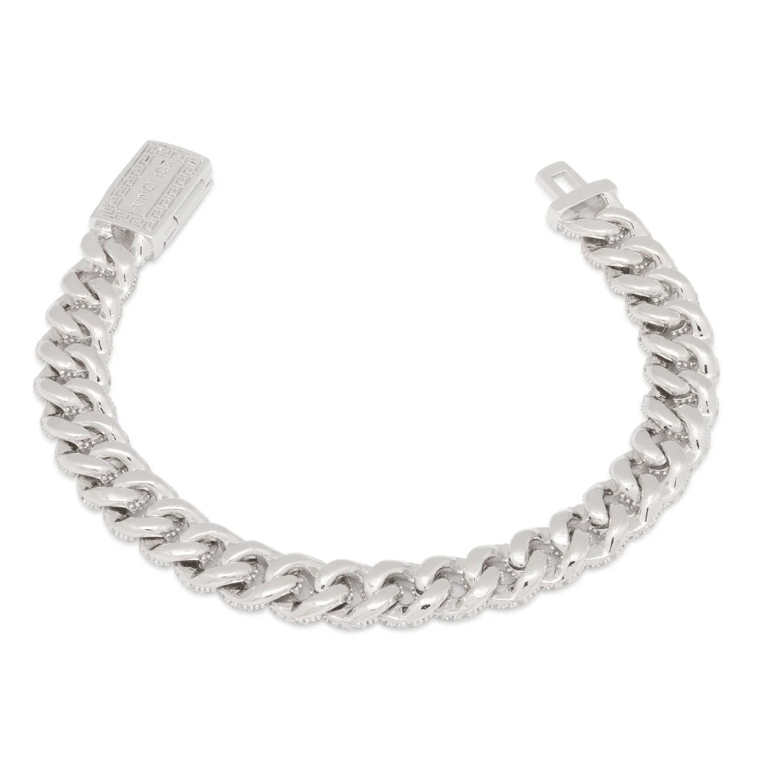 10mm Iced Miami Cuban Link Bracelet - Image 6