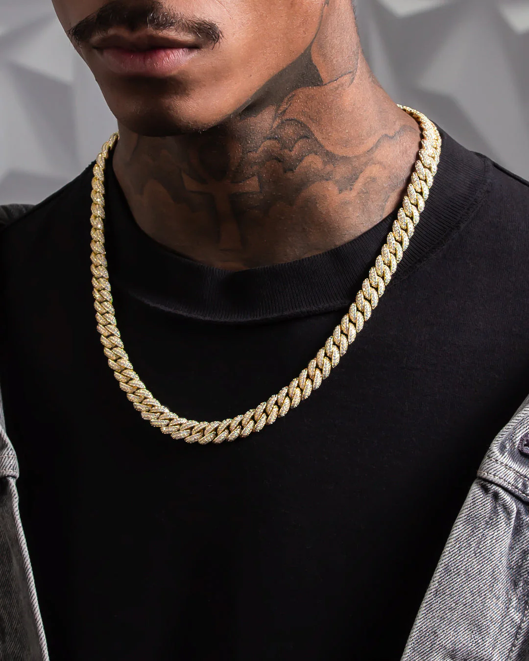10mm Iced Miami Cuban Link Chain - Image 2