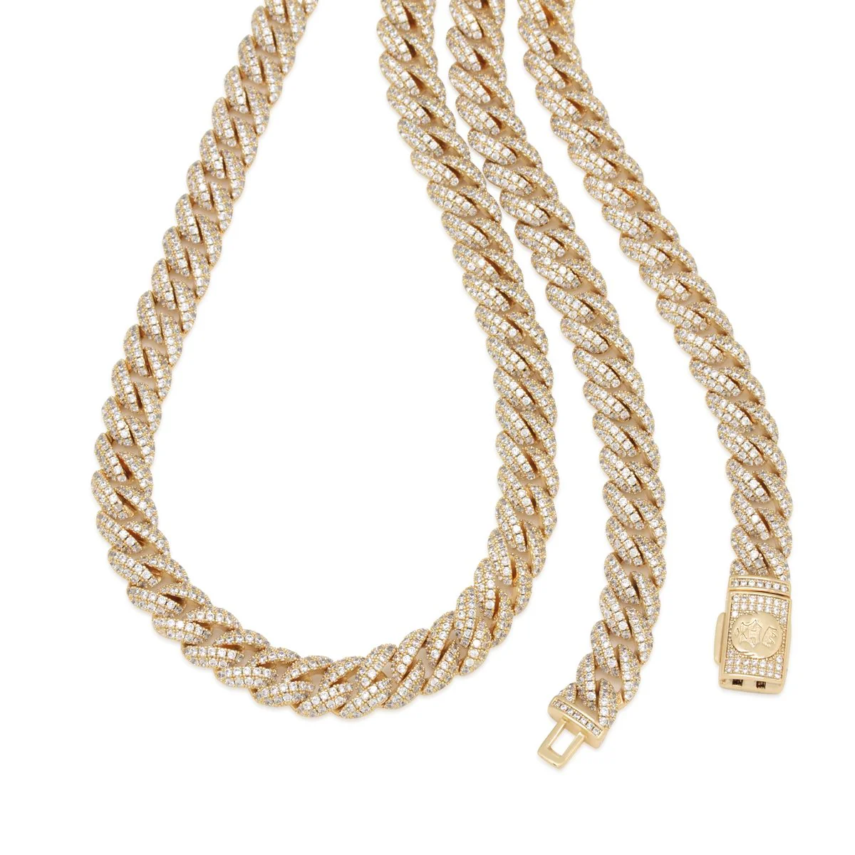 10mm Iced Miami Cuban Link Chain - Image 3