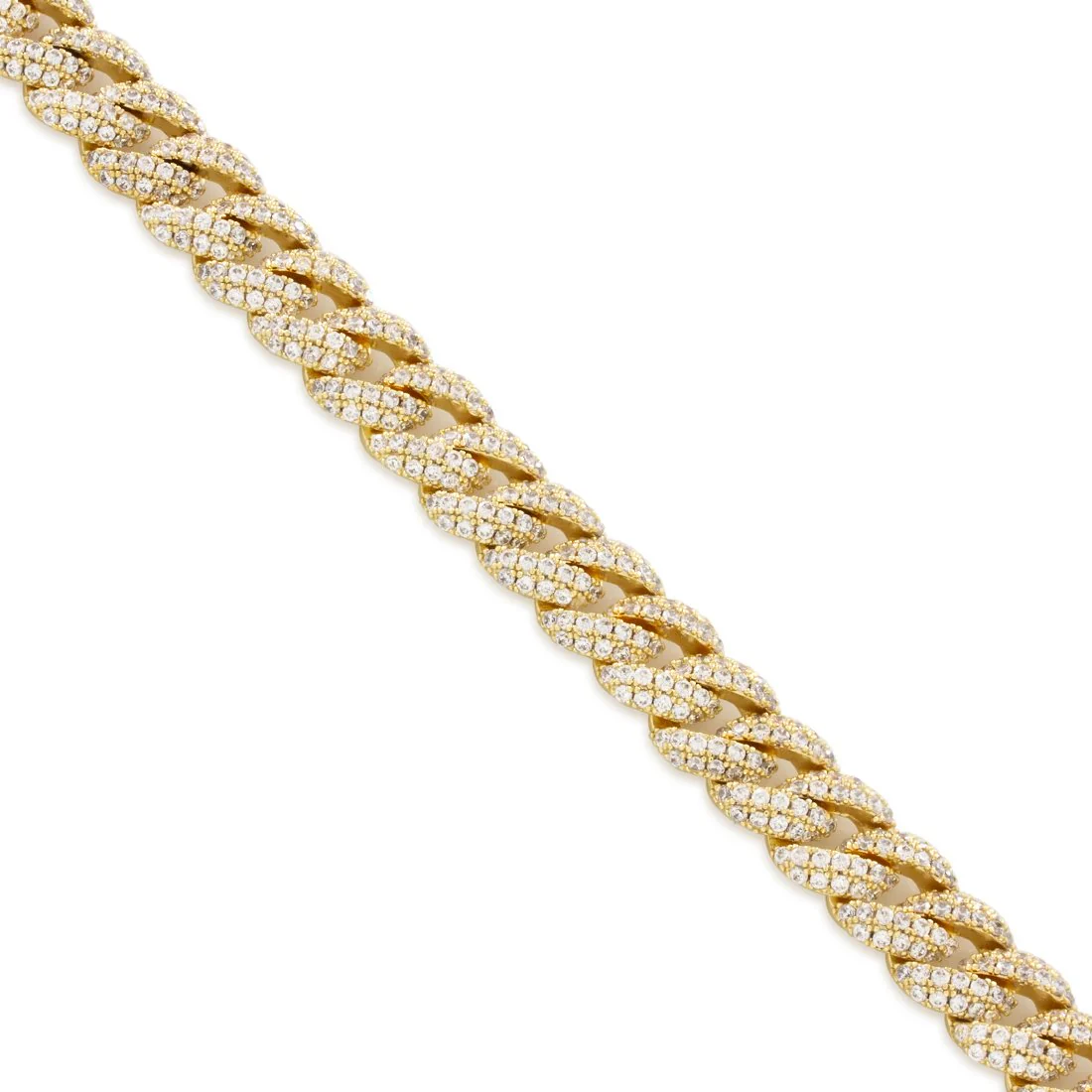 10mm Iced Miami Cuban Link Choker Chain - Image 3