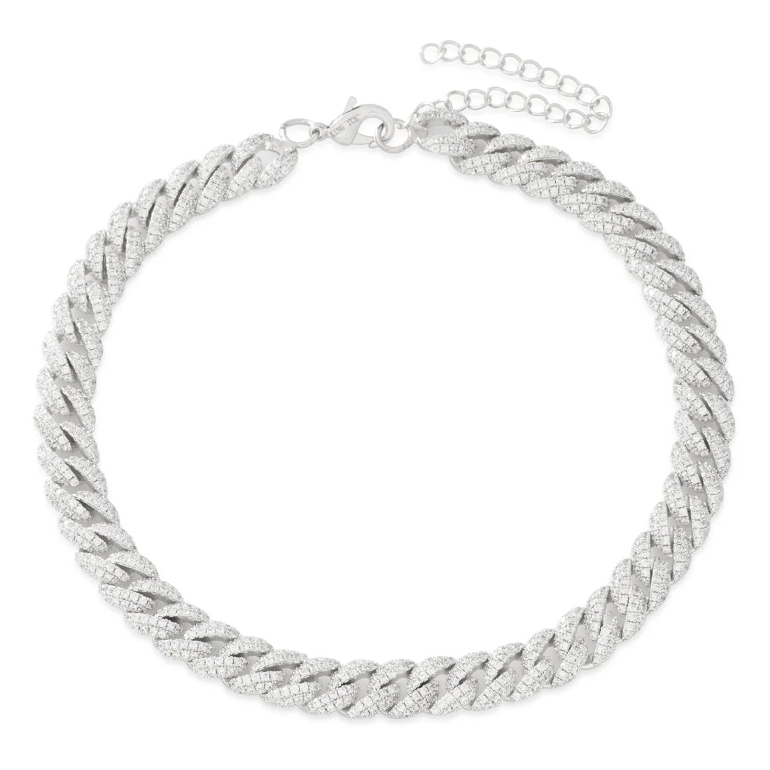10mm Iced Miami Cuban Link Choker Chain - Image 4