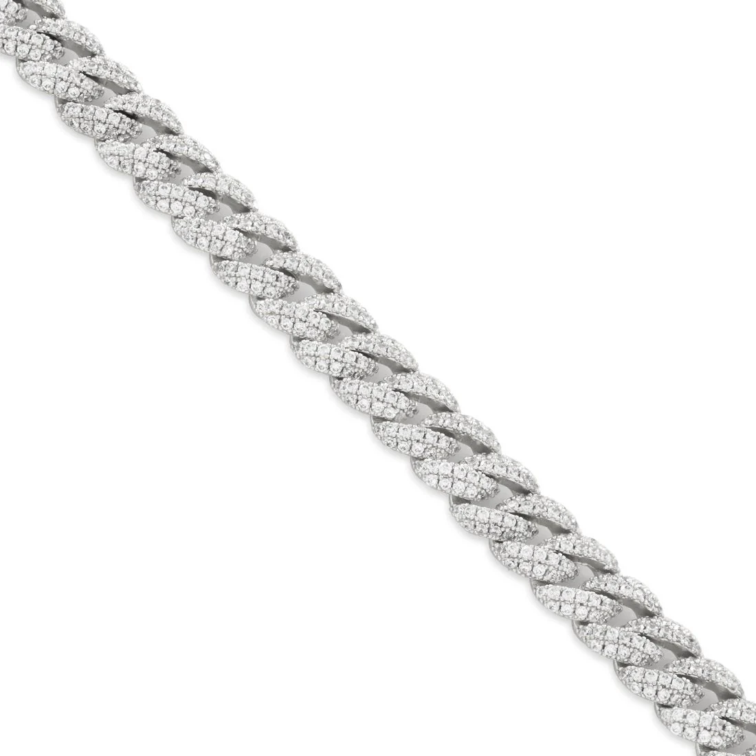 10mm Iced Miami Cuban Link Choker Chain - Image 5