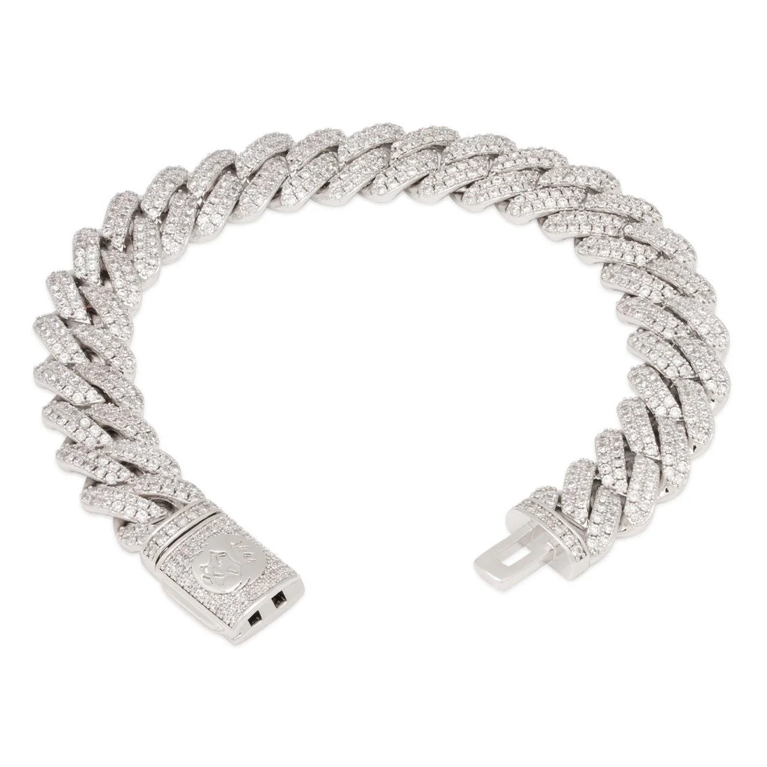 12mm Iced Diamond Cut Miami Cuban Link Bracelet - Image 5