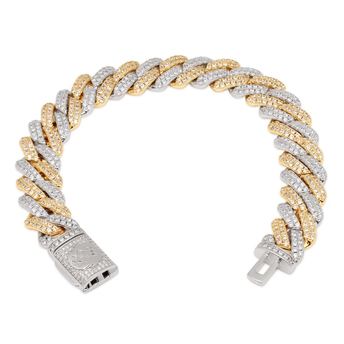 12mm Iced Diamond Cut Miami Cuban Link Bracelet - Image 8