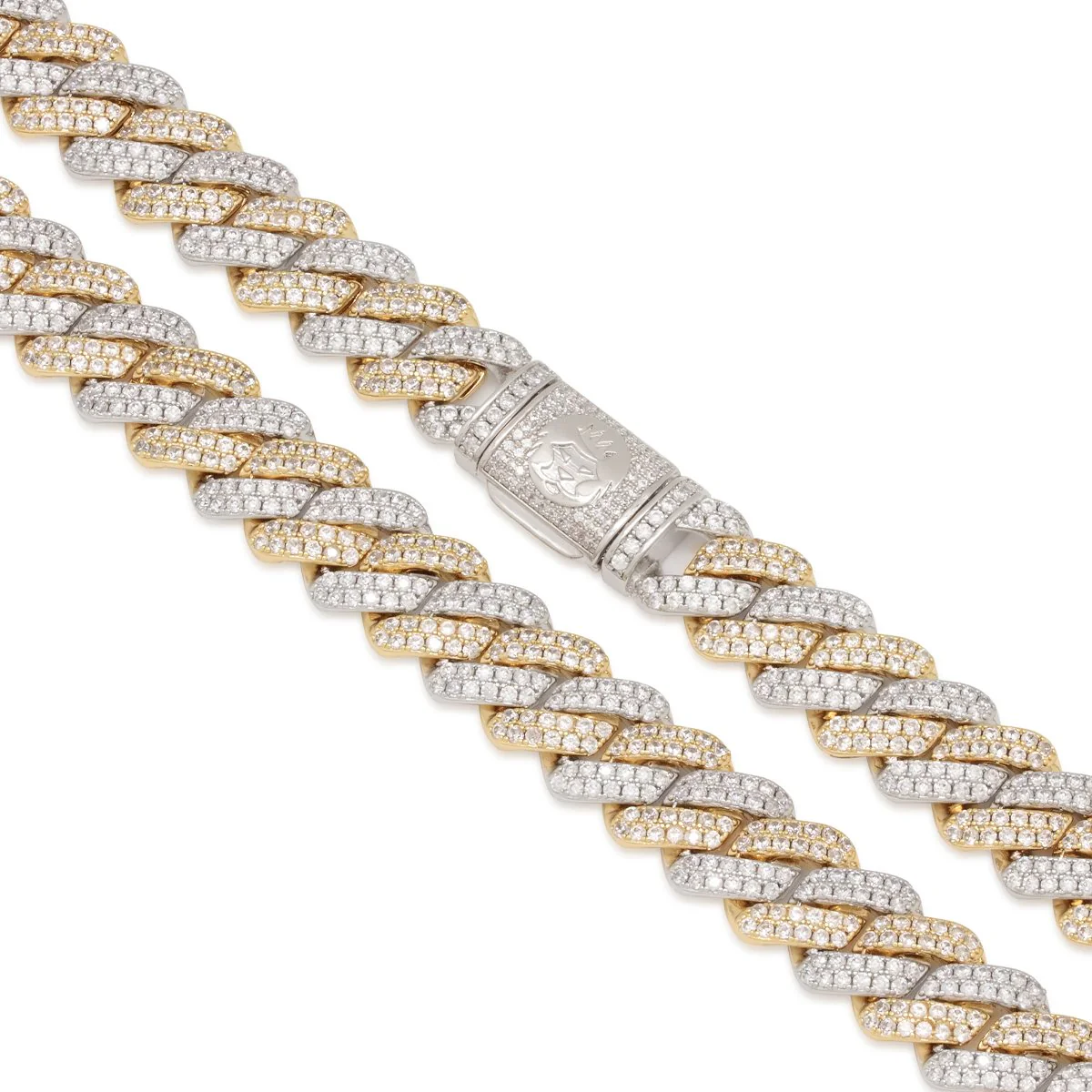 12mm Iced Diamond Cut Miami Cuban Link Chain - Image 10