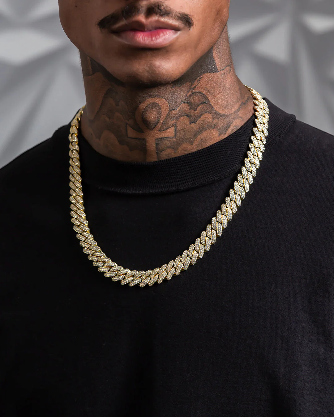 12mm Iced Diamond Cut Miami Cuban Link Chain - Image 2