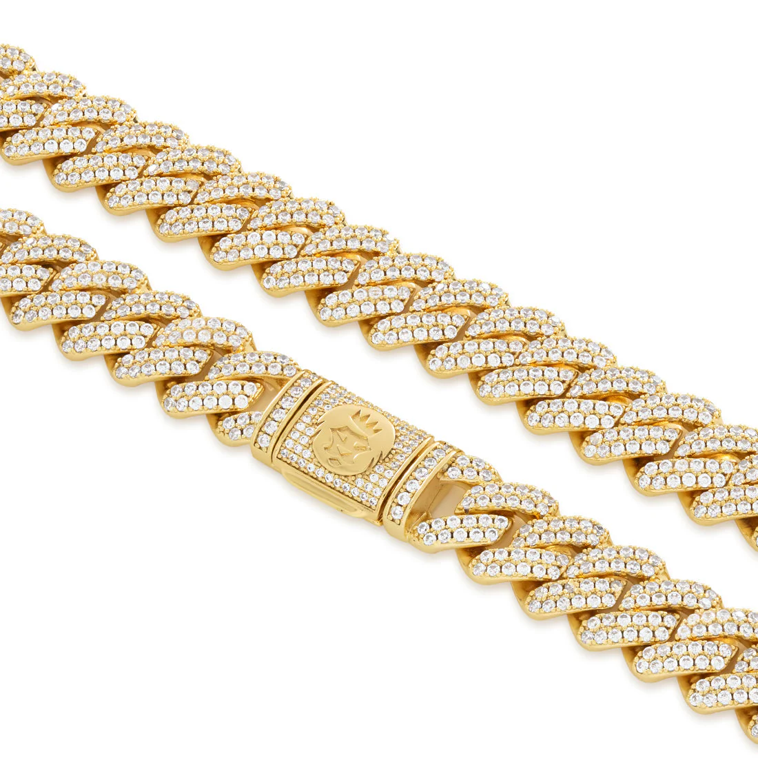 12mm Iced Diamond Cut Miami Cuban Link Chain - Image 4