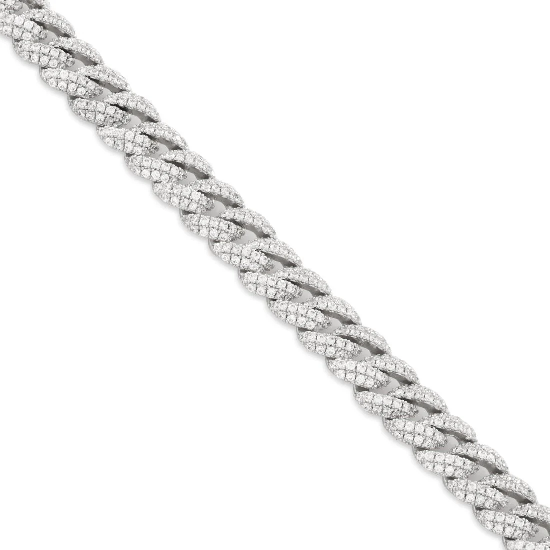 12mm Iced Diamond-Cut Miami Cuban Link Choker Chain - Image 5