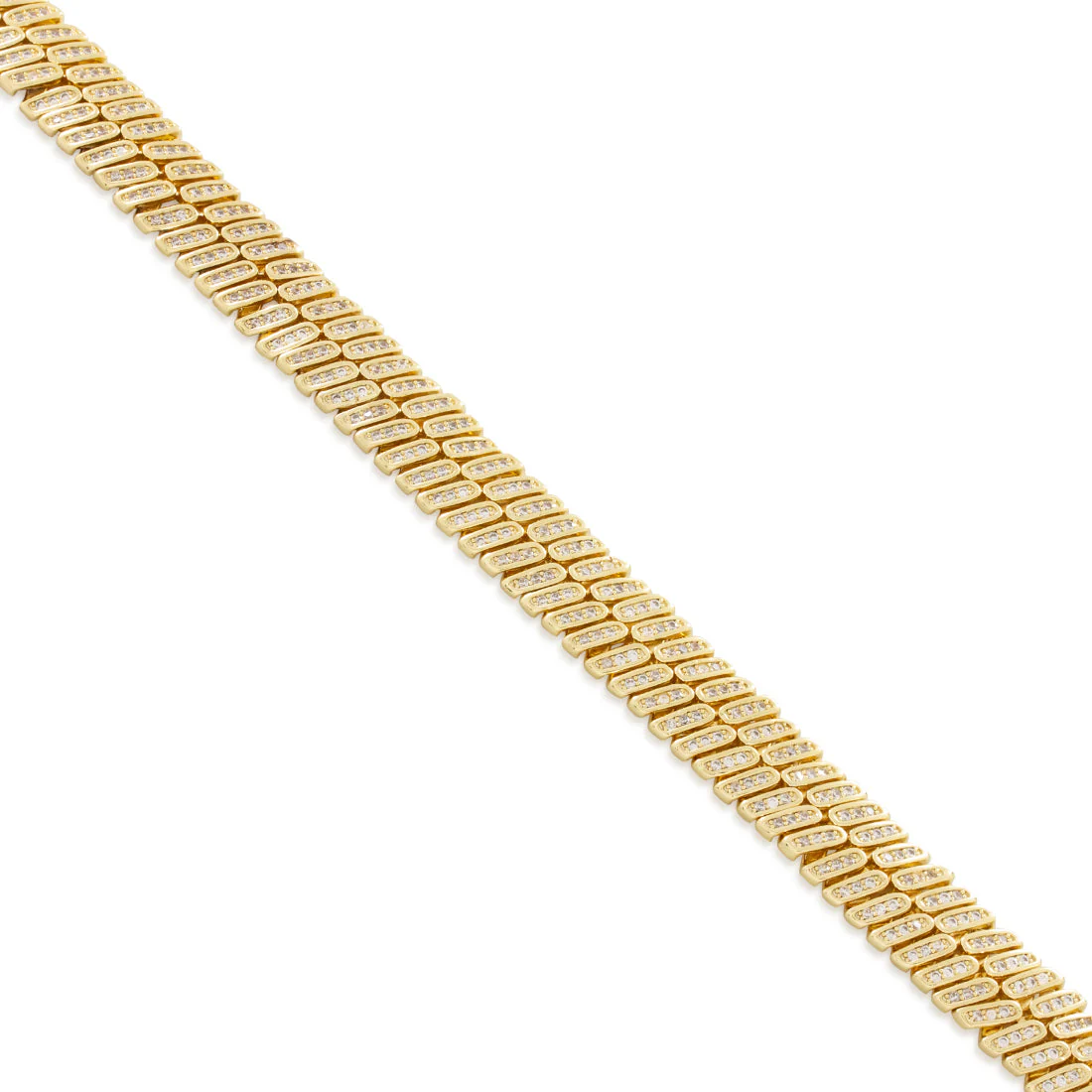 12mm Iced Herringbone Chain - Image 3