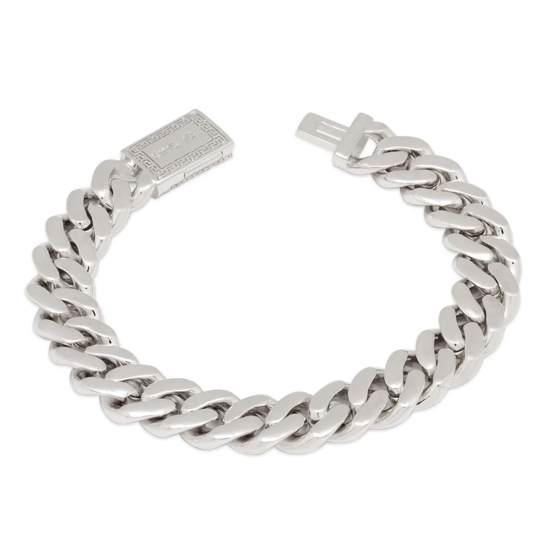 12mm Iced Miami Cuban Link Bracelet - Image 6