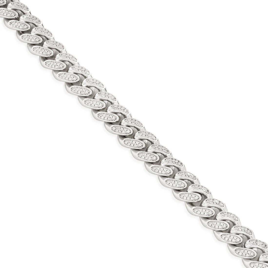 12mm Iced Miami Cuban Link Choker Chain - Image 4