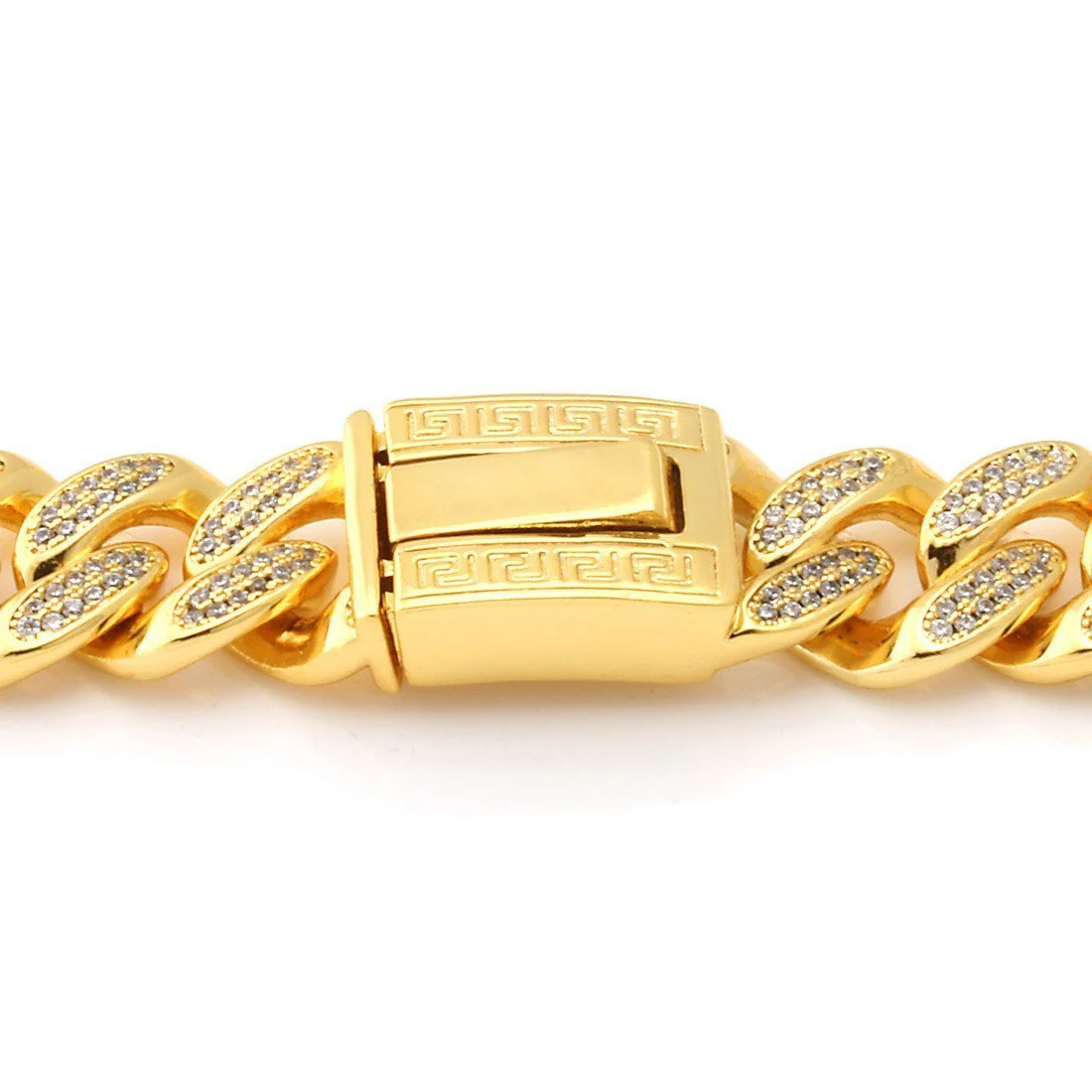 15mm Classic Iced Miami Cuban Link Chain - Image 4