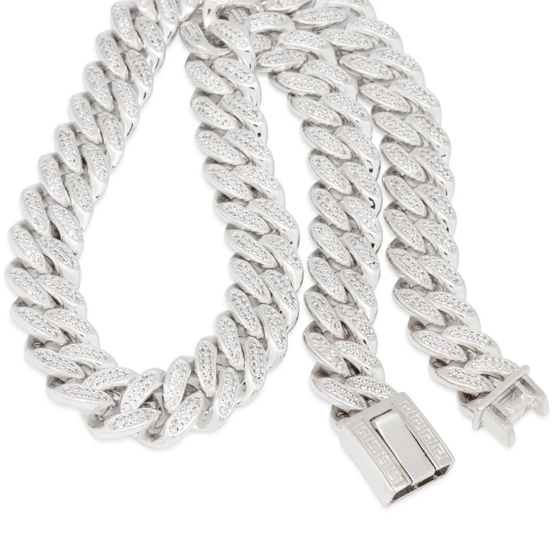 15mm Classic Iced Miami Cuban Link Chain - Image 7