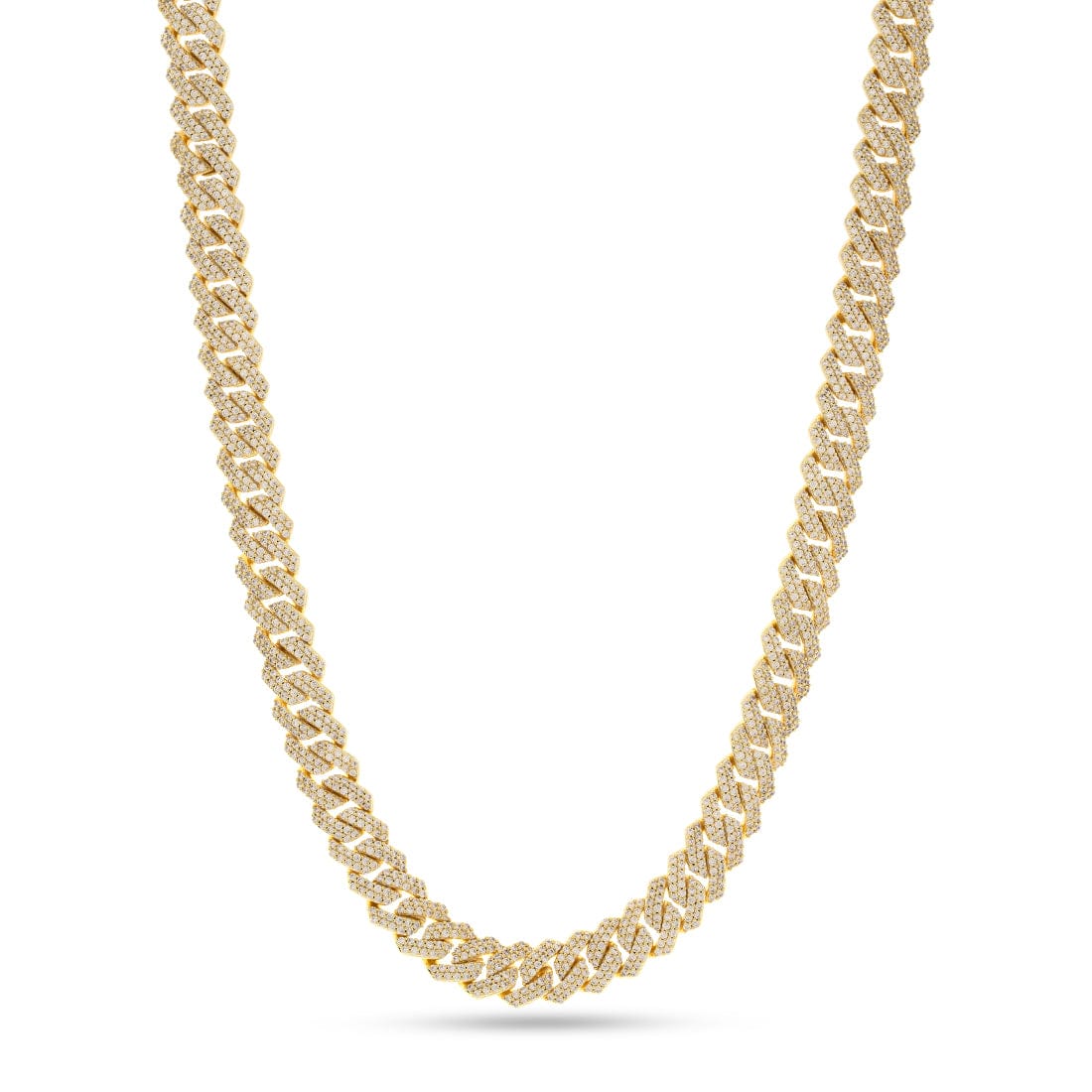 15mm Iced Diamond Cut Miami Cuban Link Chain