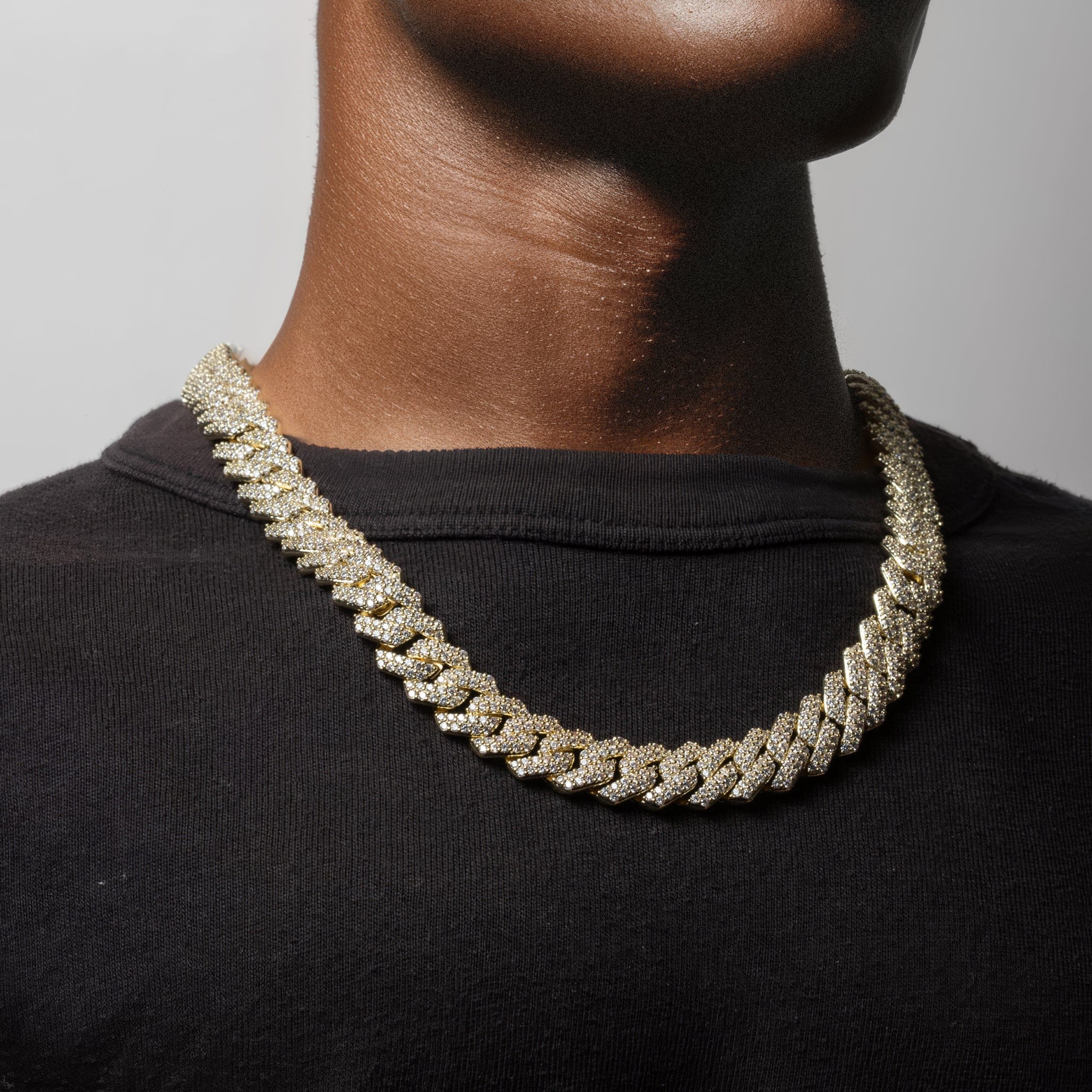 15mm Iced Diamond Cut Miami Cuban Link Chain - Image 3
