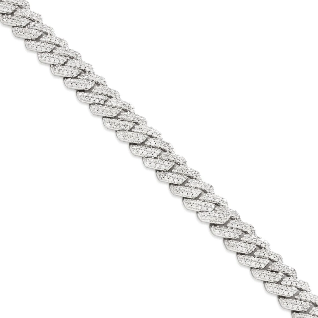 15mm Iced Diamond-Cut Miami Cuban Link Choker Chain - Image 5