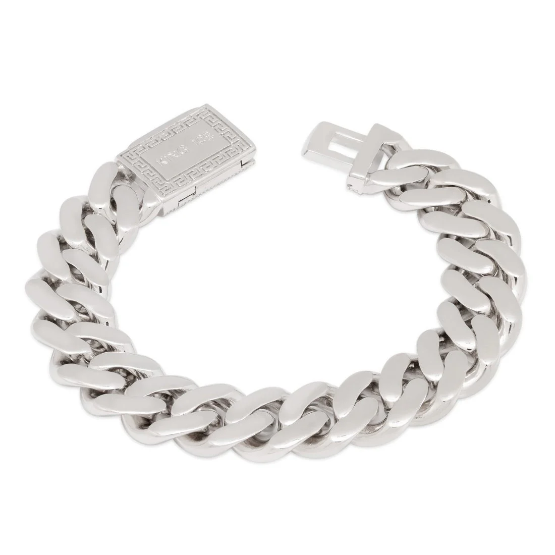 15mm Iced Miami Cuban Link Bracelet - Image 6