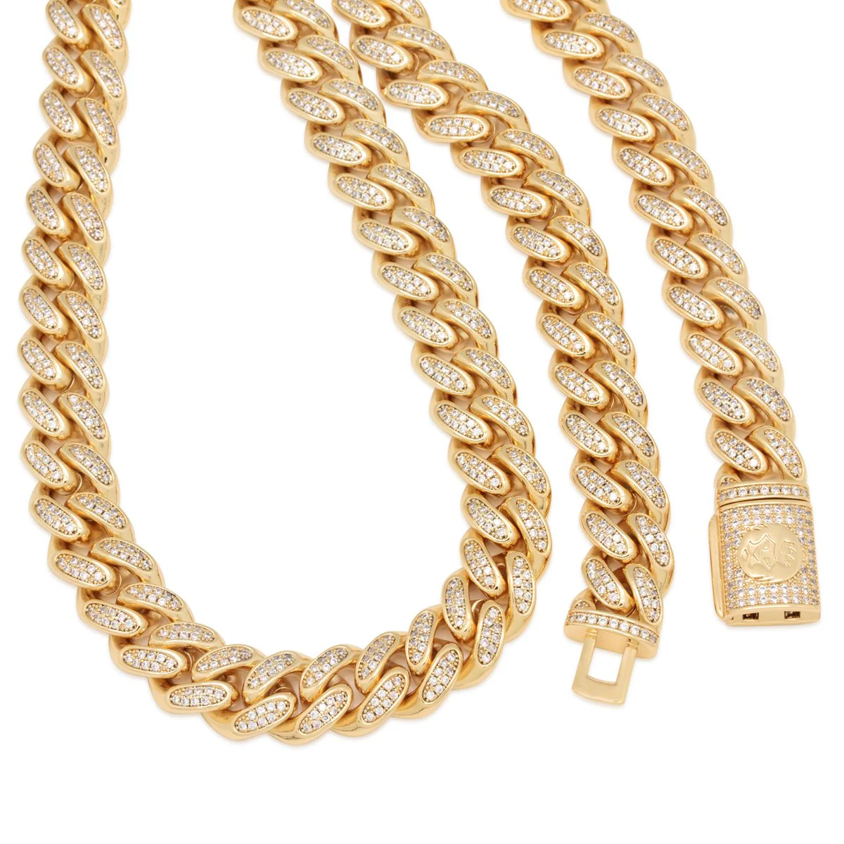 15mm Iced Miami Cuban Link Chain - Image 3
