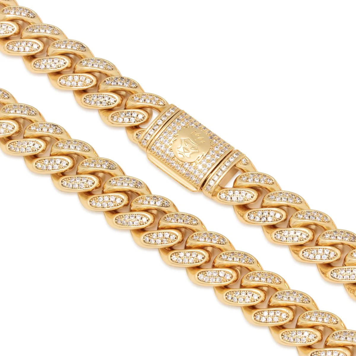 15mm Iced Miami Cuban Link Chain - Image 4