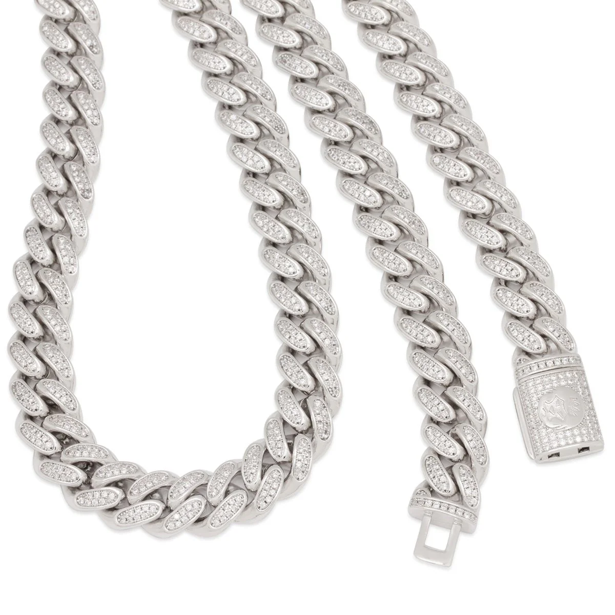 15mm Iced Miami Cuban Link Chain - Image 6
