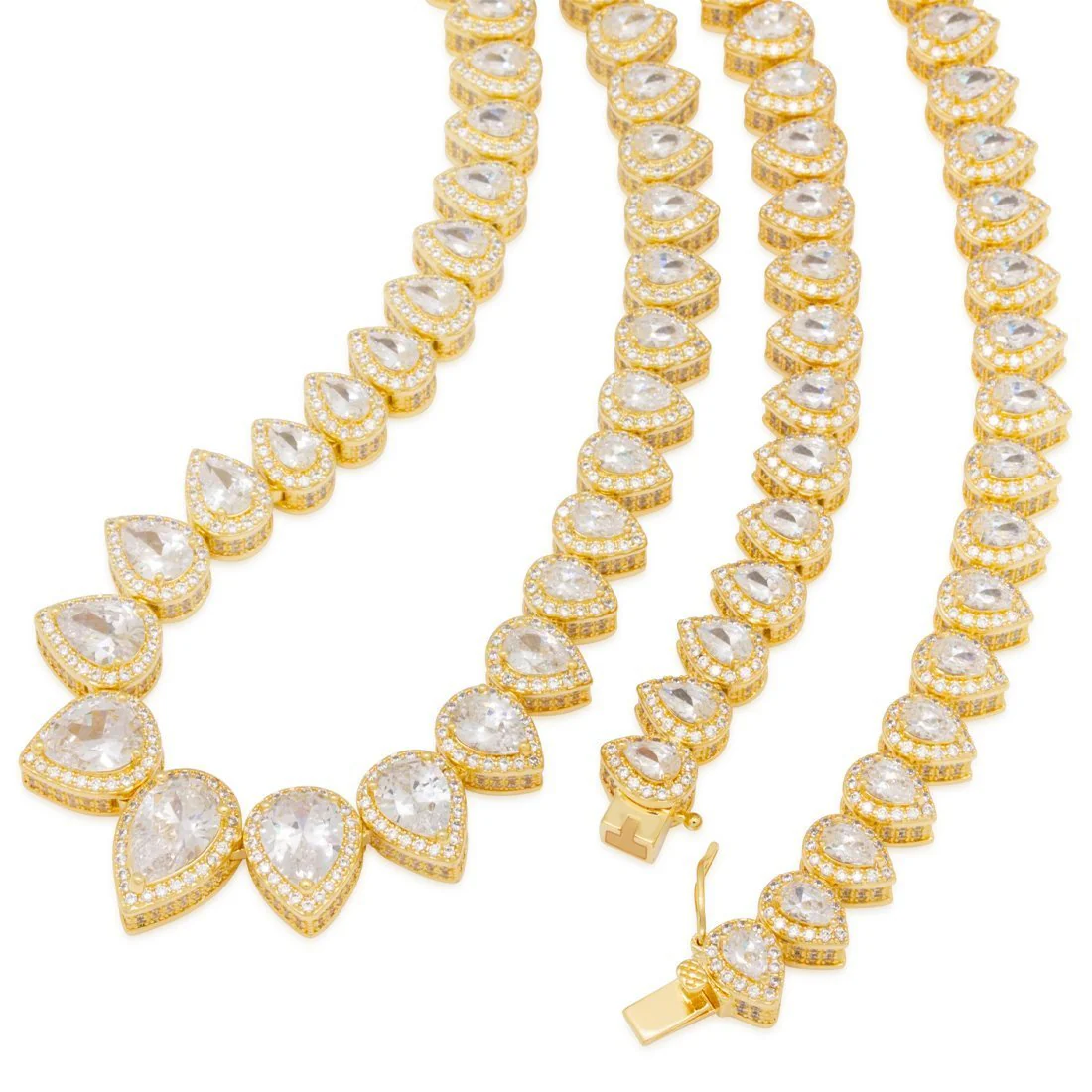 16mm Pear-Cut Tennis Chain - Image 3