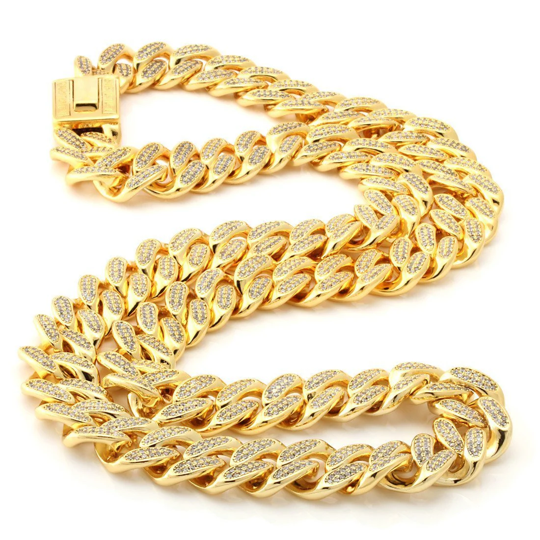 18mm Classic Iced Miami Cuban Link Chain - Image 4