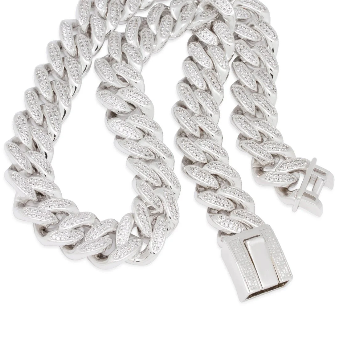 18mm Classic Iced Miami Cuban Link Chain - Image 7