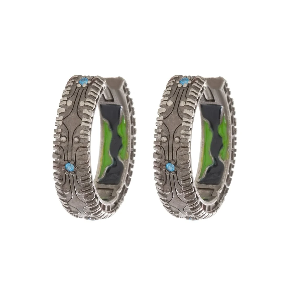 Halo x King Ice - 18mm Halo Hoop Earrings - Image 2
