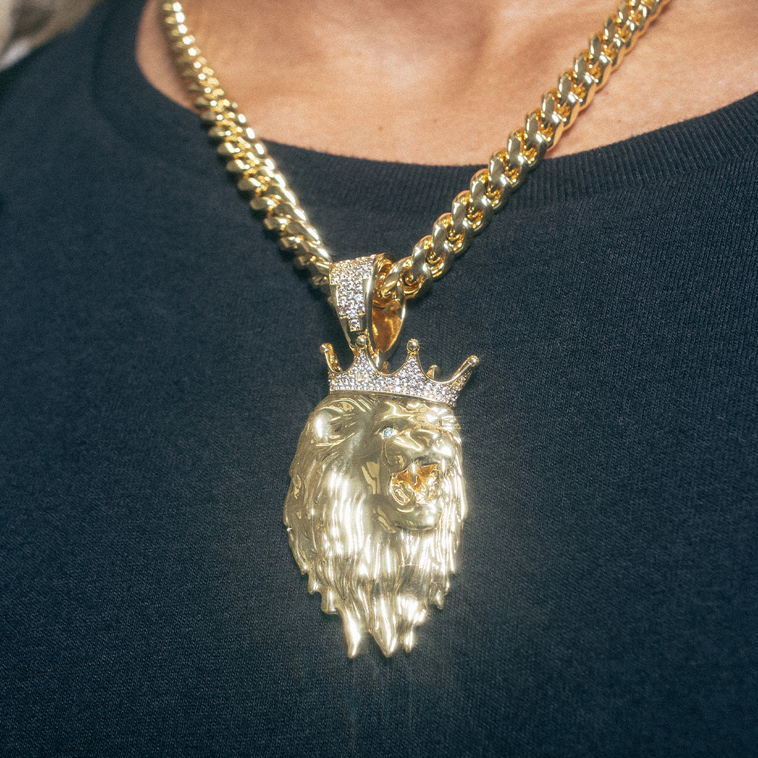 3D Boss Roaring Lion Necklace - Image 5