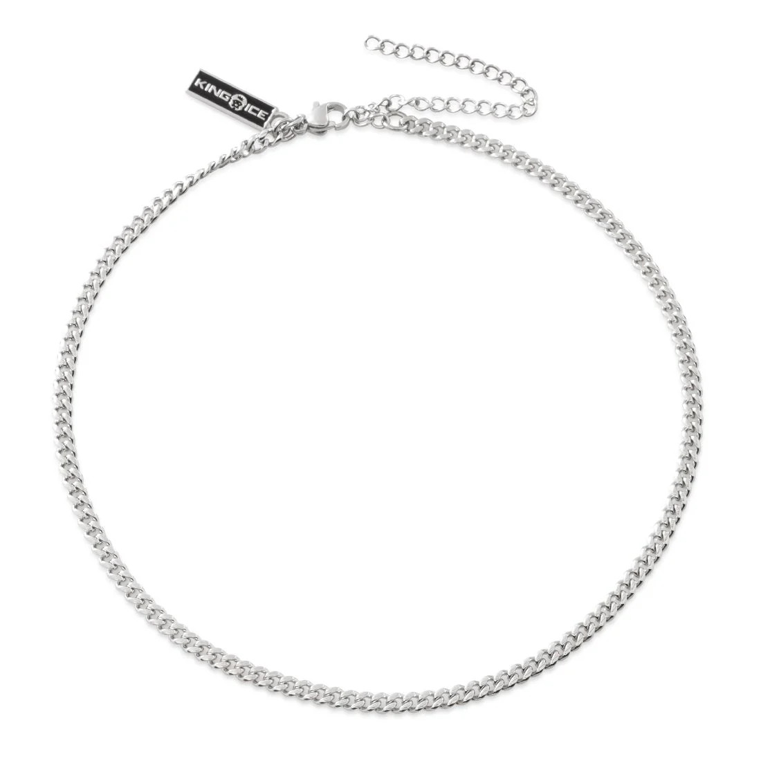 3mm Miami Cuban Link Choker Chain - Image 3