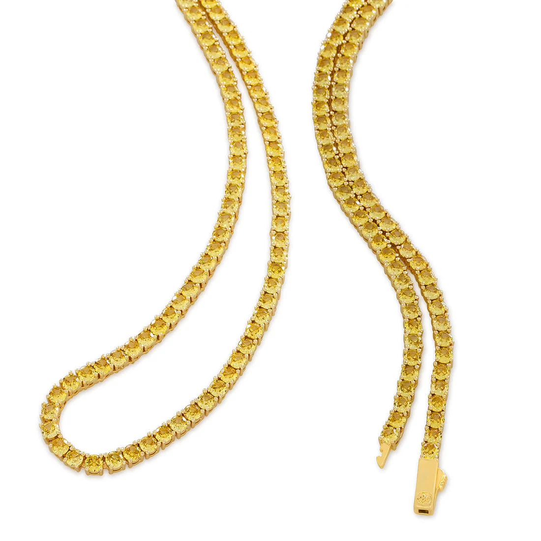 4mm Citrine Tennis Chain - Image 2