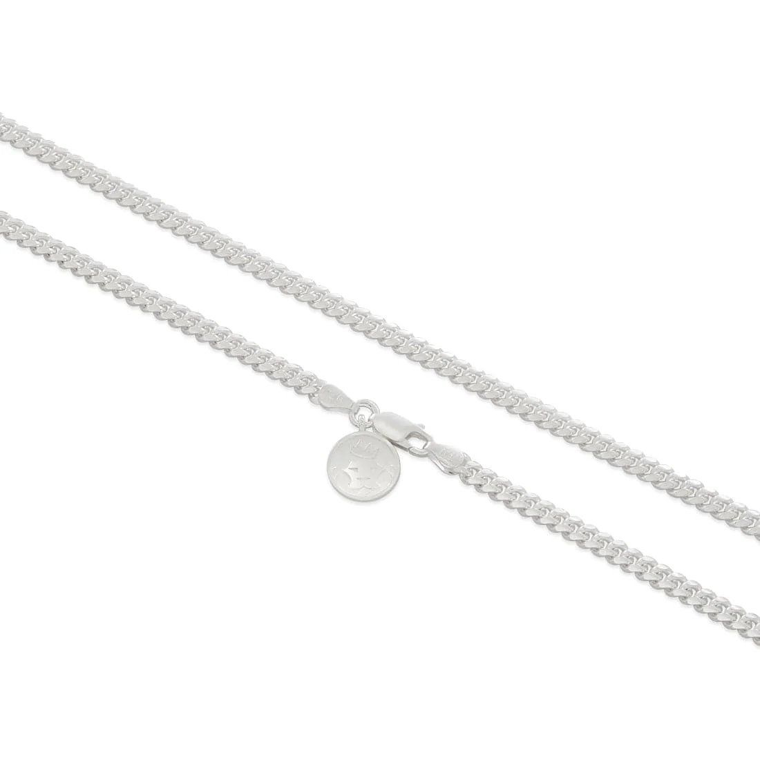 4mm Italian Sterling Silver Miami Cuban Link Chain - Image 2