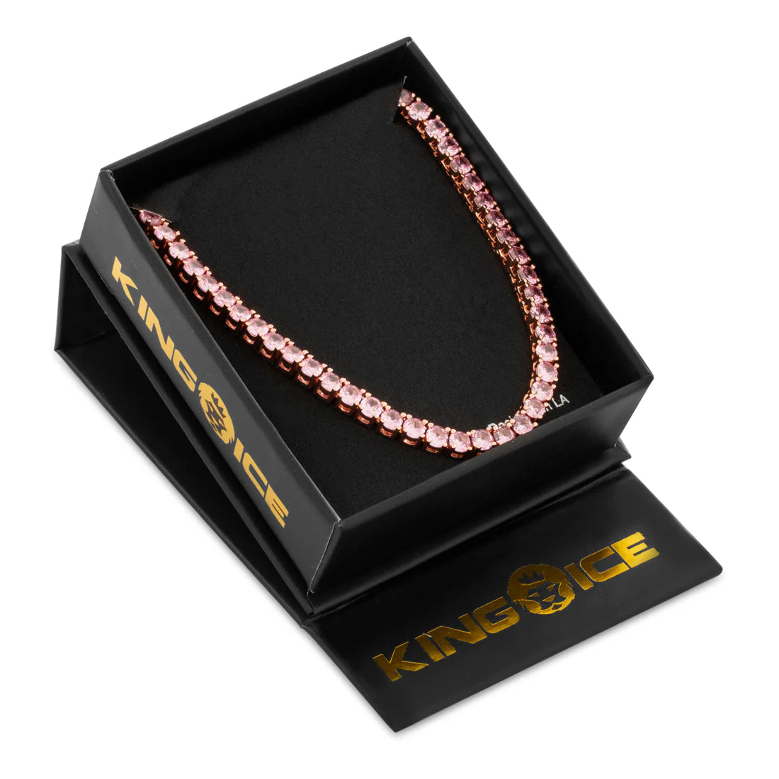 4mm Pink Tennis Chain - Image 4
