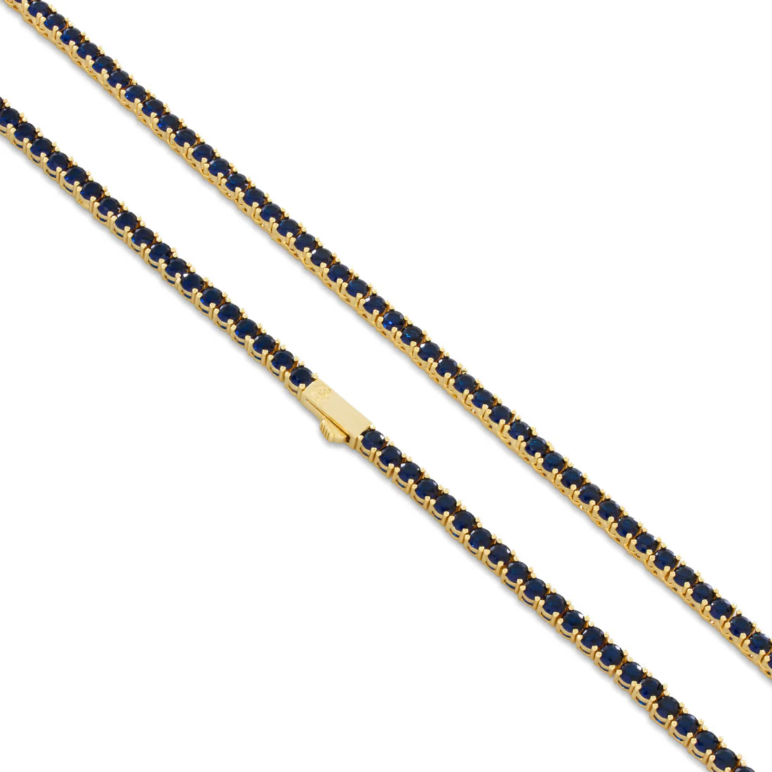 4mm Sapphire Tennis Chain - Image 3