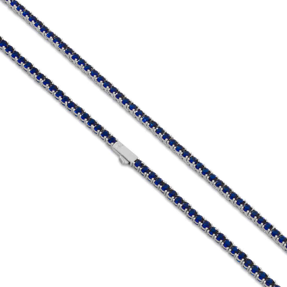 4mm Sapphire Tennis Chain - Image 5