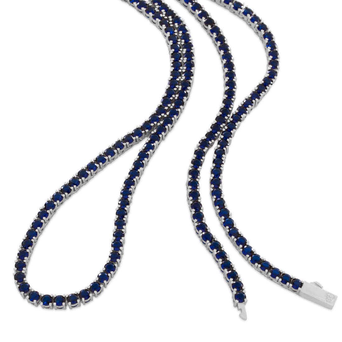 4mm Sapphire Tennis Chain - Image 6