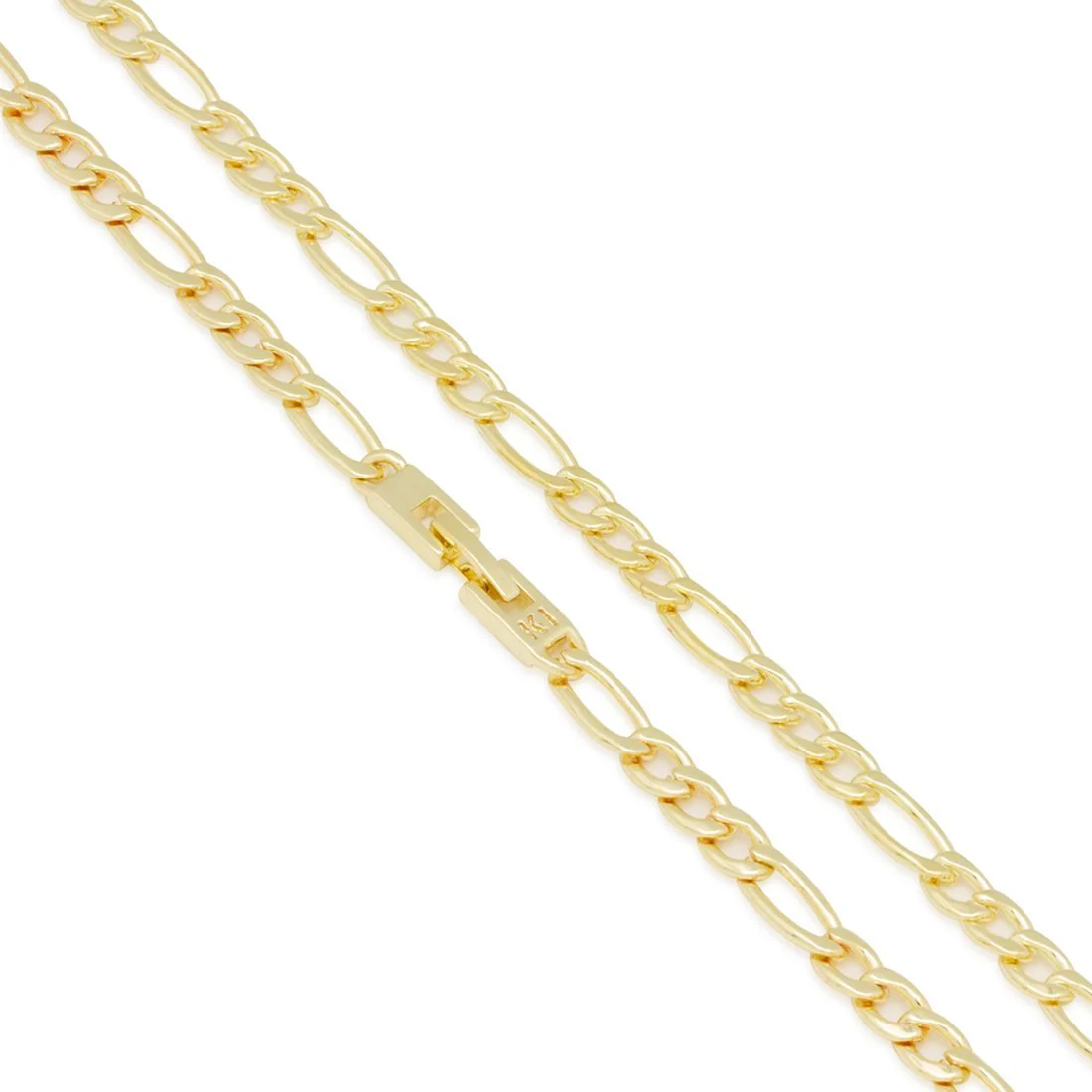 5mm Figaro Chain Choker Set - Image 4