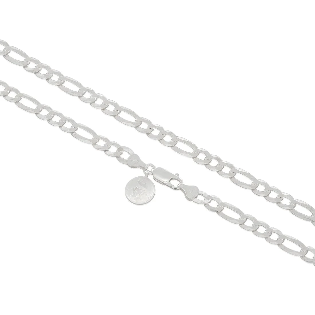 5mm Italian Sterling Silver Figaro Chain - Image 2