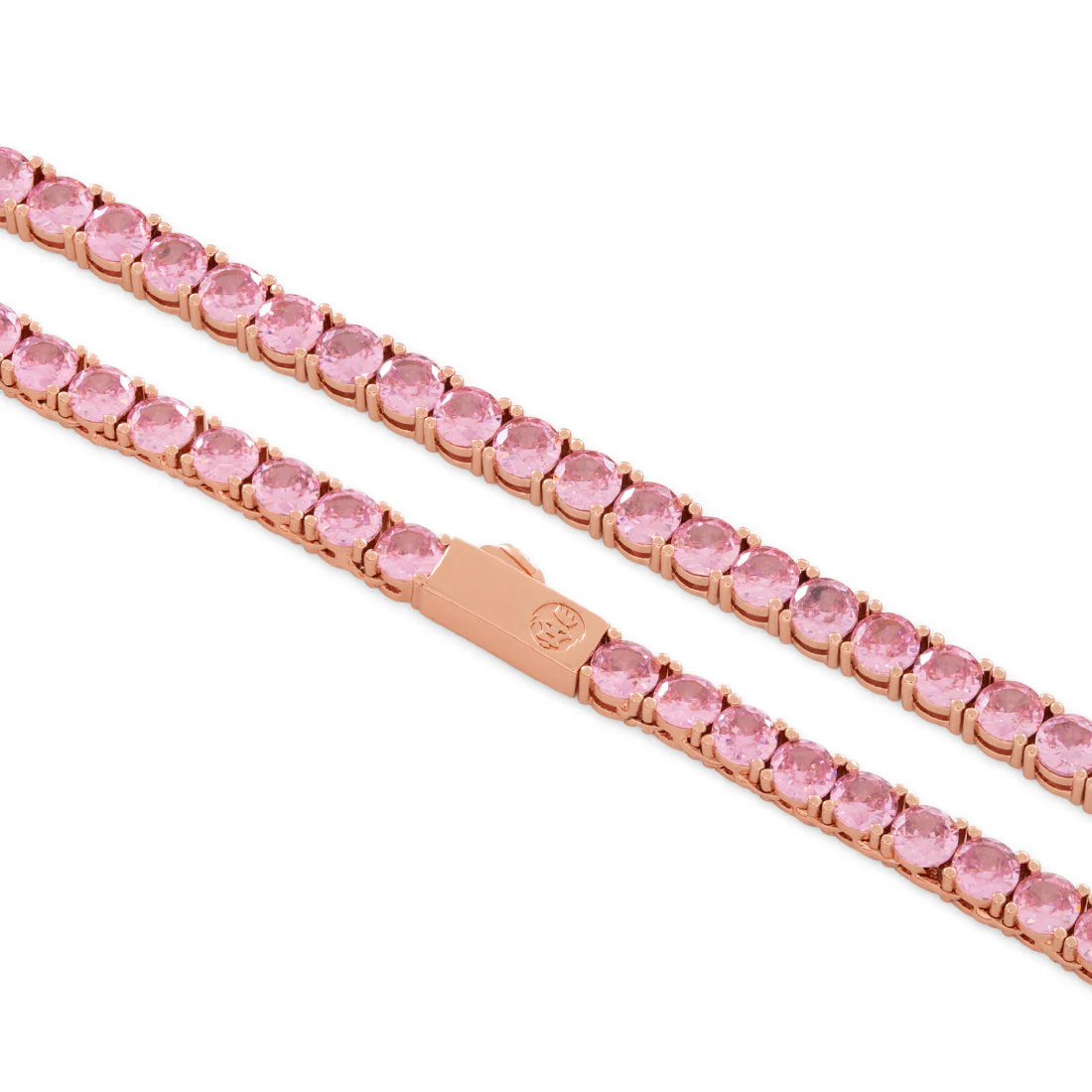 5mm Pink Tennis Chain - Image 4