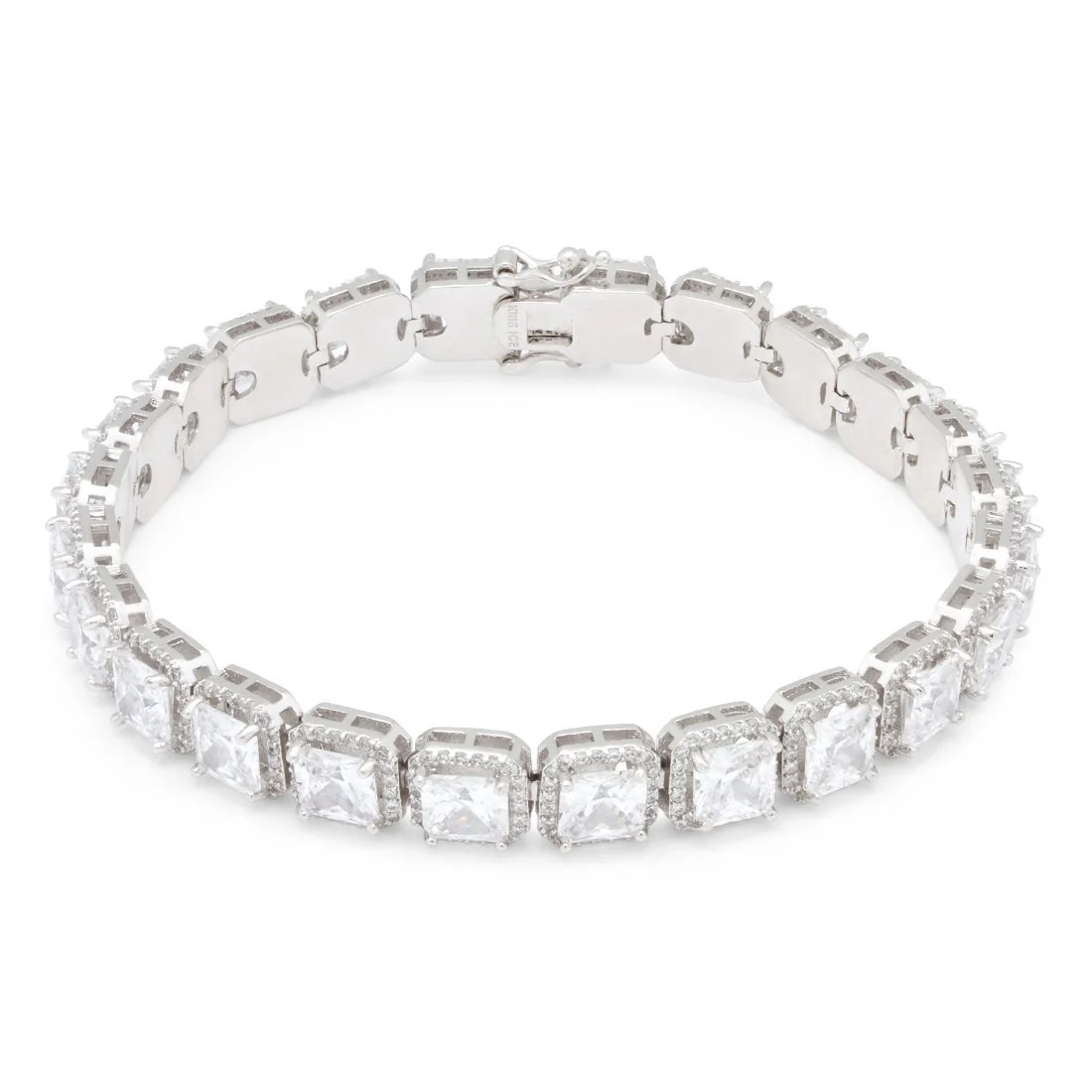 5mm Princess-Cut Tennis Bracelet - Image 3