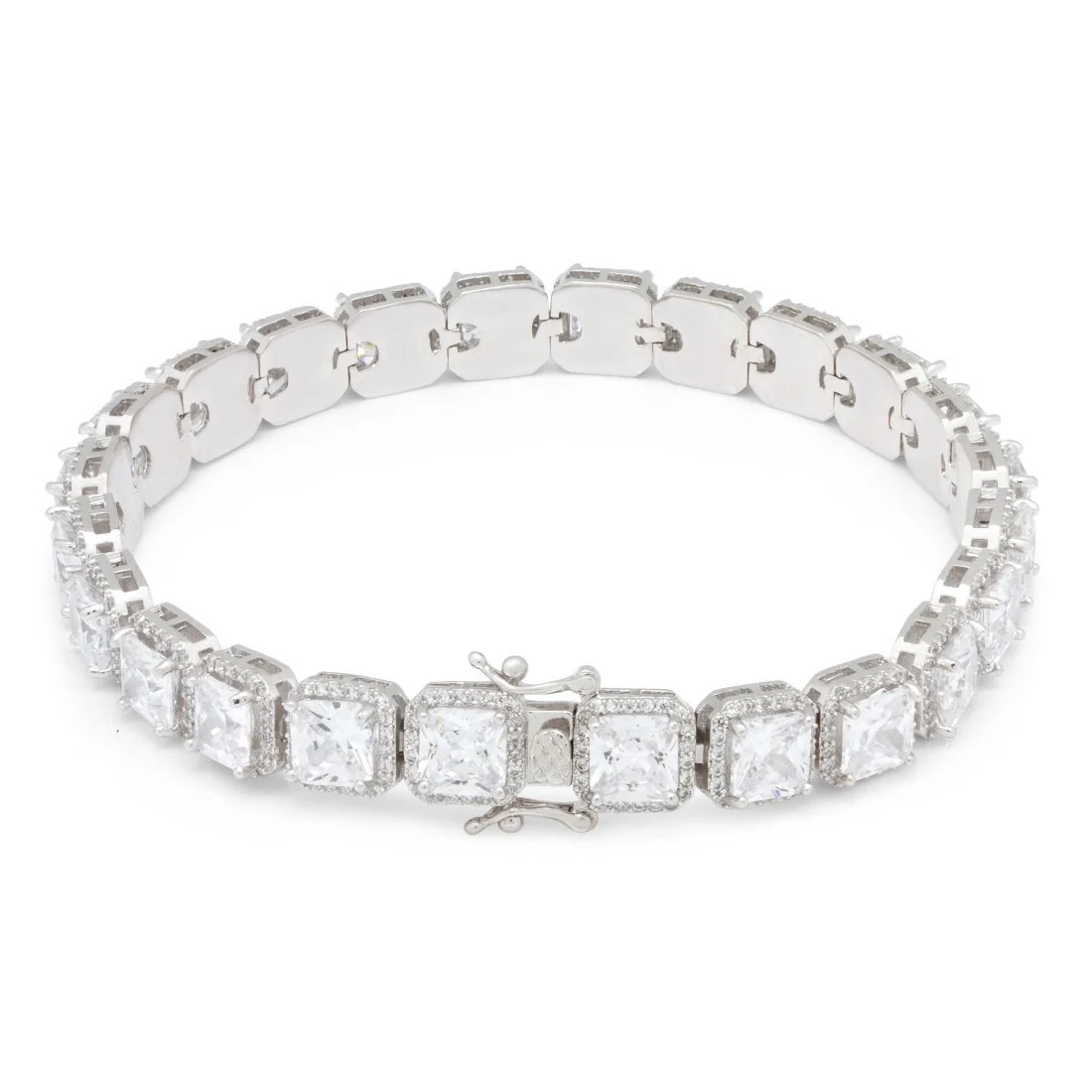 5mm Princess-Cut Tennis Bracelet - Image 4
