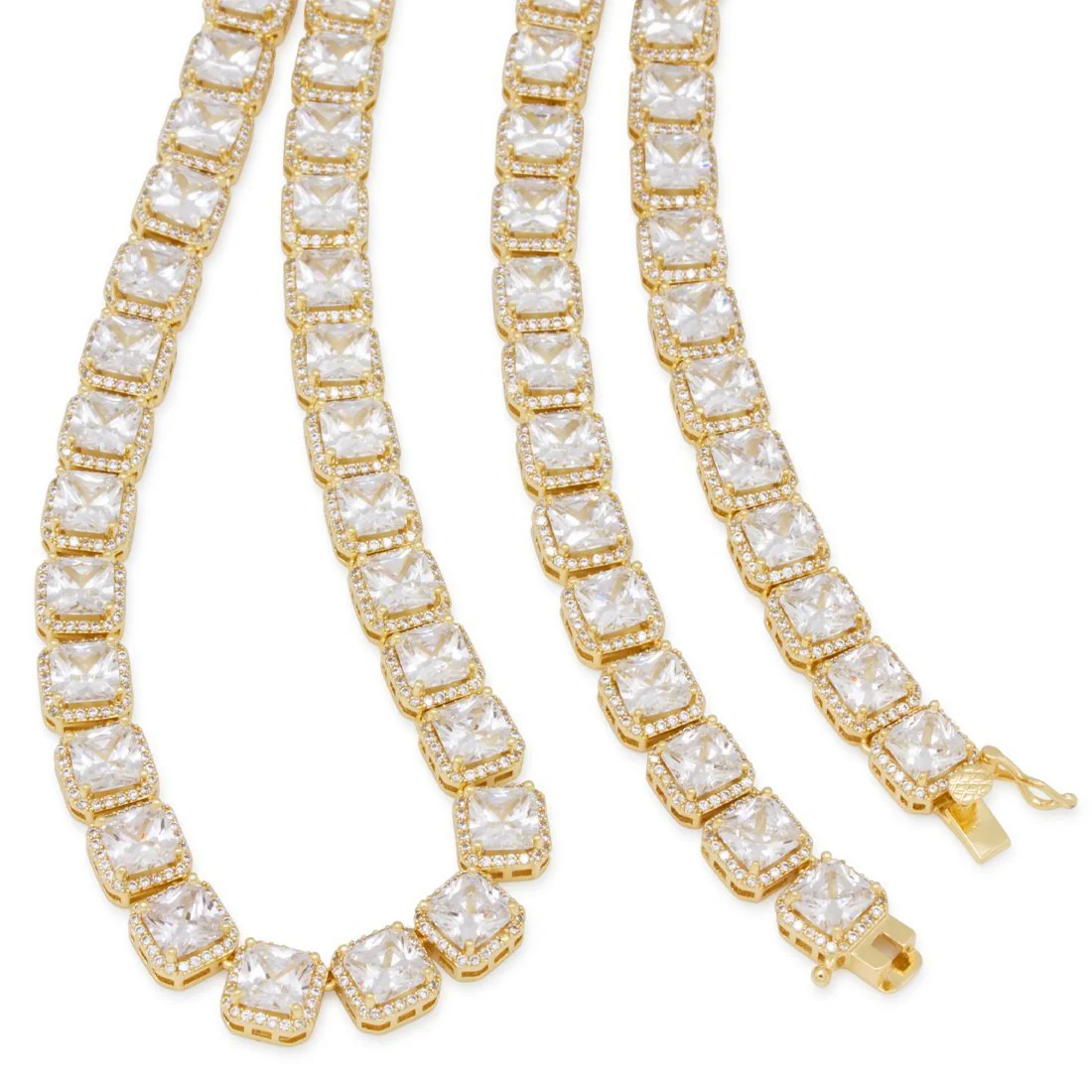 5mm Princess-Cut Tennis Chain - Image 3