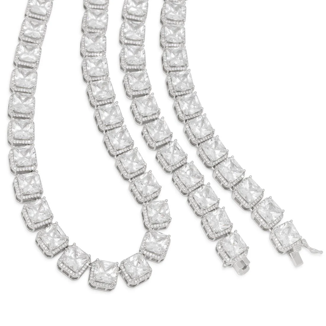 5mm Princess-Cut Tennis Chain - Image 5