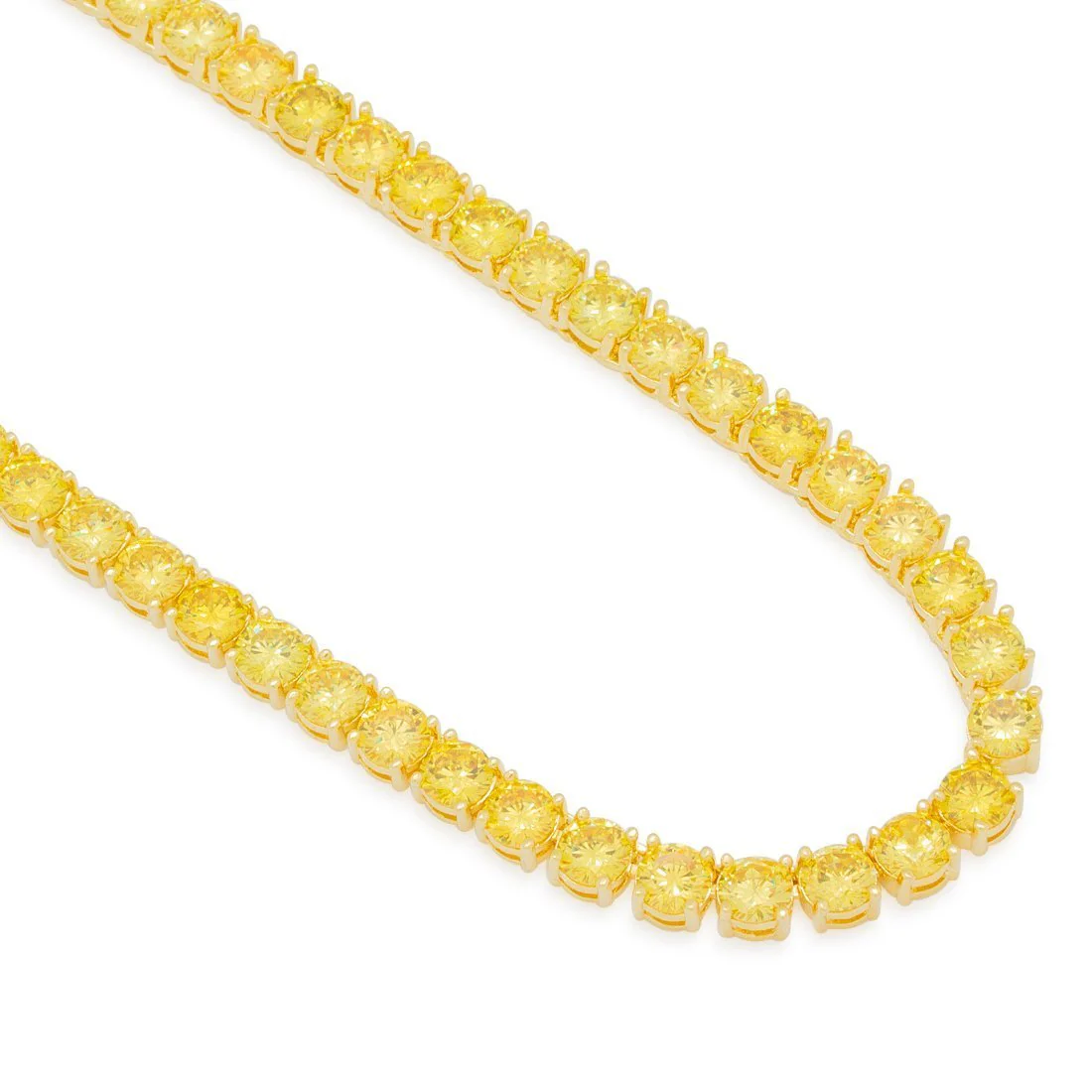 5mm Yellow Tennis Chain - Image 3