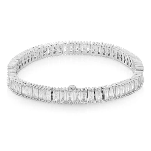 6mm Baguette Tennis Bracelet - Image 4