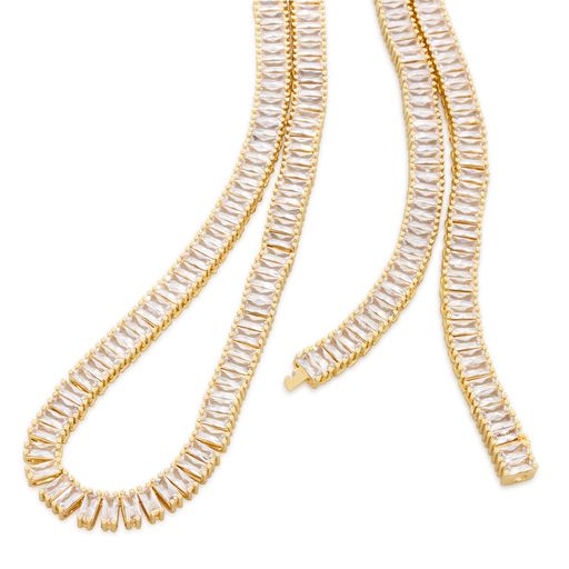 6mm Baguette Tennis Chain - Image 5
