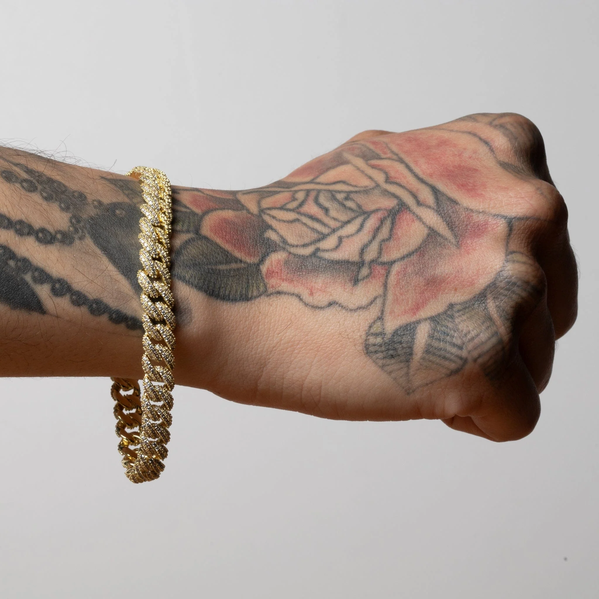 8mm Iced Miami Cuban Link Bracelet - Image 3