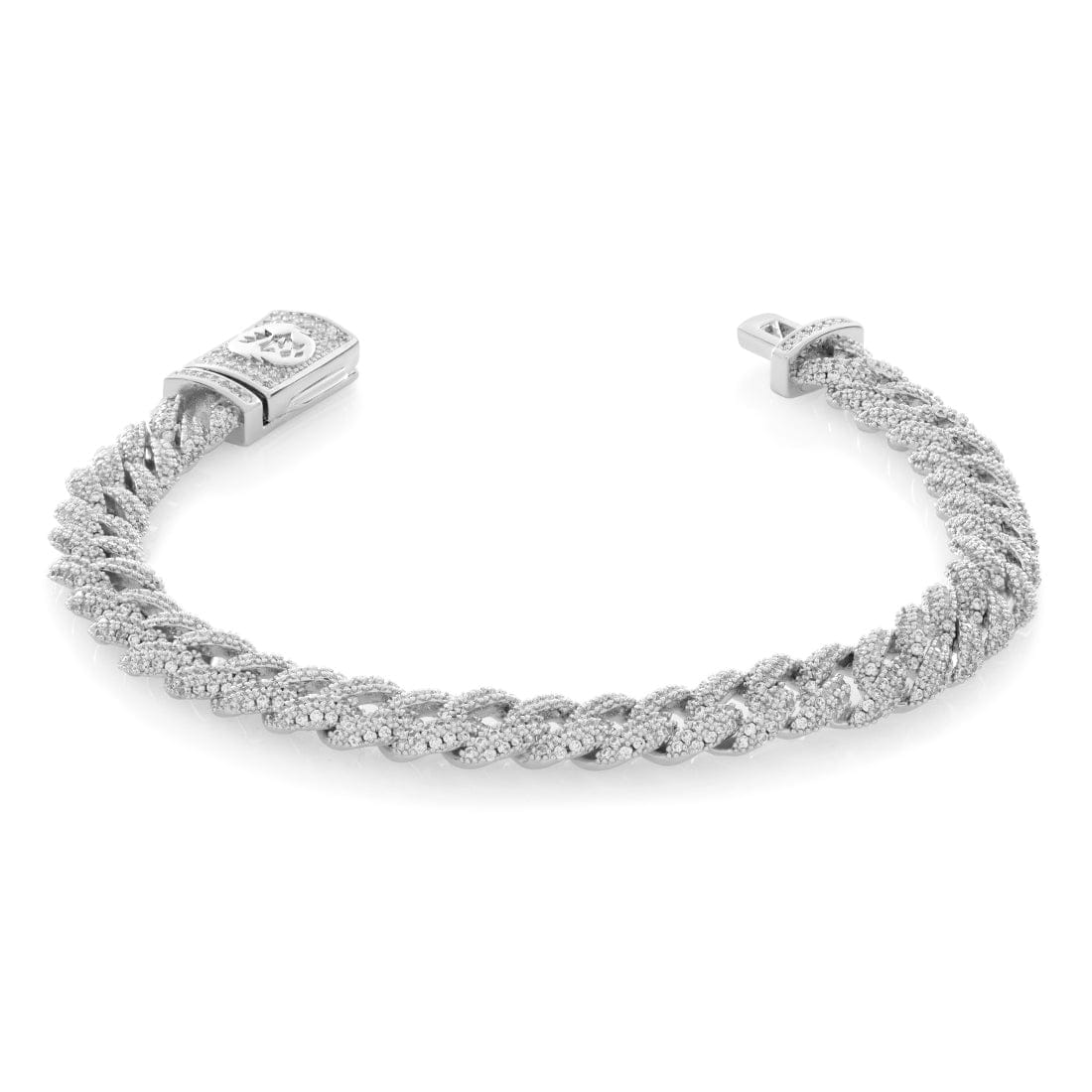 8mm Iced Miami Cuban Link Bracelet - Image 4